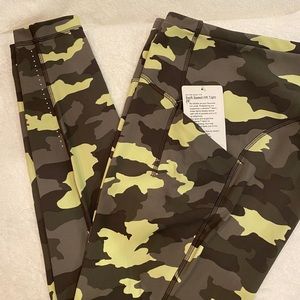 Swift Speed High Rise Tight 28” Heritage 365 Camo Crispin Green Multi NWT SZ 12